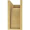 Ekena Millwork 7"W x 14"D x 14"H Classic Huntington Rough Cedar Woodgrain TimberThane Corbel, Primed Tan CORUR07X14X14HUNRCPR - alternate 3